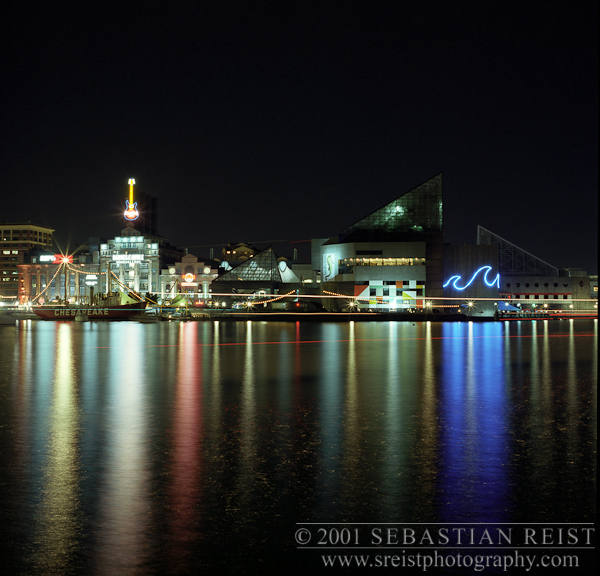 Baltimore Harbor Nightscape and Panorama