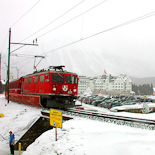 Train in Snow